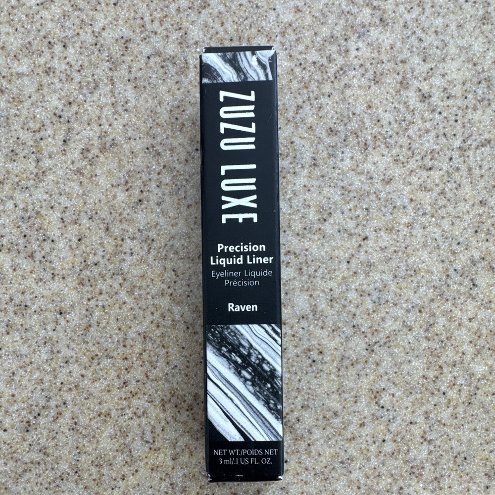 Zuzu Luxe Precision Liquid Liner Liquid Eyeliner Raven Matte Vegan 0.1 fl oz New